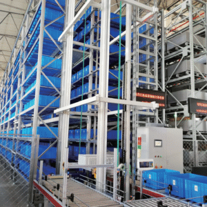 Hệ thống AS/RS Mini-load sử dụng Xe Con Thoi