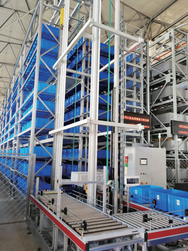 Hệ thống AS/RS Mini-load sử dụng Xe Con Thoi